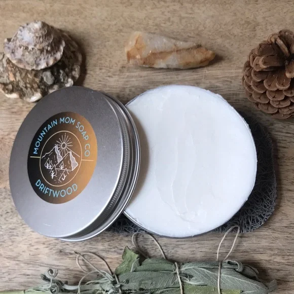 4 oz DRIFTWOOD body butter / Mountain Mom Soap Co - Picture 4 of 8